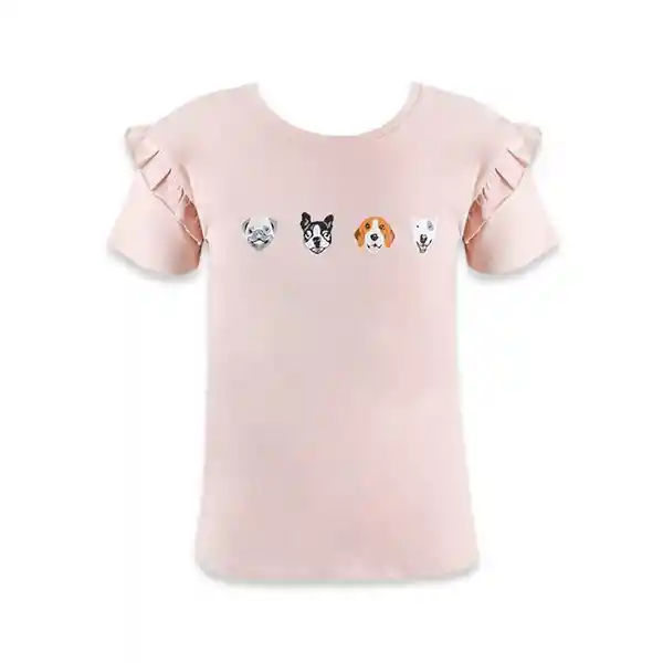 Polera Fashion Manga Larga Rosa Talla 4