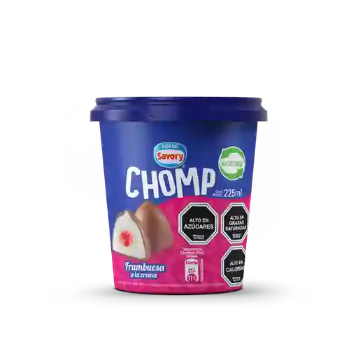 Savory Chomp Helado Relleno con Frambuesa a la Crema