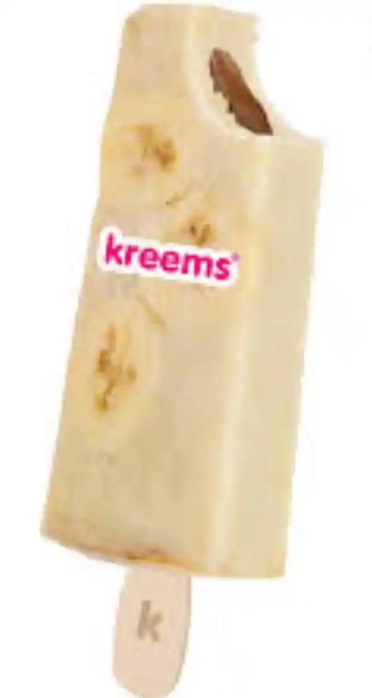 Helado De Platano Relleno De Manjar