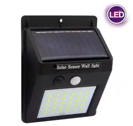 Foco Solar 30 Led Con Sensor De Movimiento