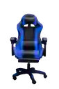 Silla Gamer Oficina Ajustable Y Reclinable Azul