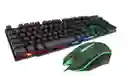 Kit Gamer Teclado + Mouse Rgb Colores