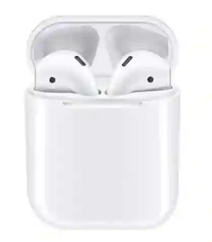 Audífonos Inalámbricos Bluetooth Táctil I12 Tws Blanco