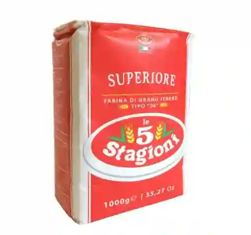 Le 5 Stagioni · Harina De Fuerza 00 Superiore 1 Kg Italiana