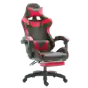 Silla Gamer Oficina Ajustable Y Reclinable Roja