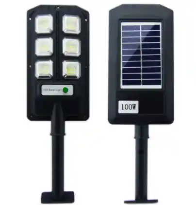 Foco Solar Led 6 Placas 100 Watts