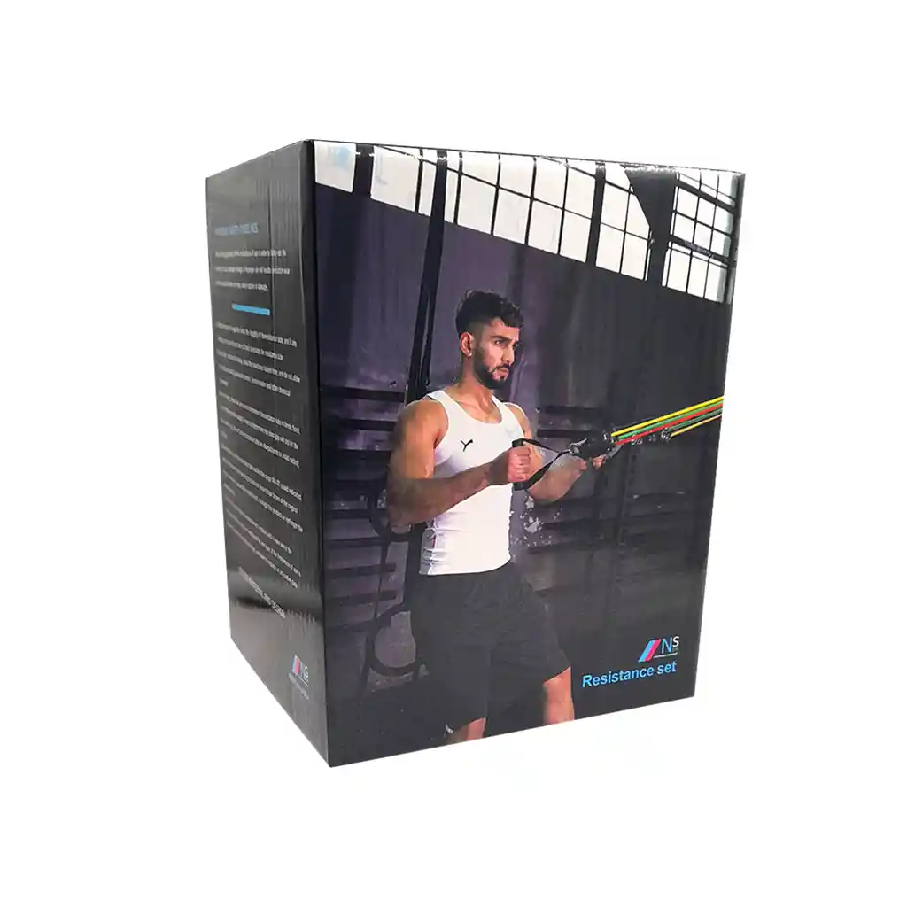 Kit 5 Bandas Elásticas Deportivas De Resistencia