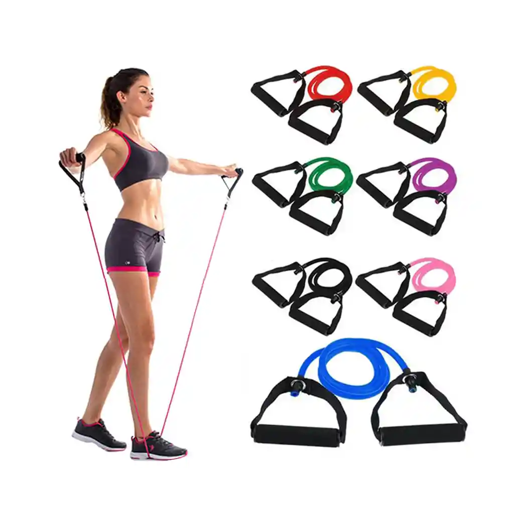 Kit 5 Bandas Elásticas Deportivas De Resistencia