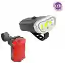 Kit Luces Led Delantera Y Trasera Para Bicicleta