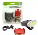 Kit Luces Led Delantera Y Trasera Para Bicicleta