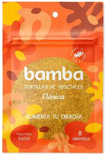 Tortilla De Vegetales Clásica – 240 G – Bamba