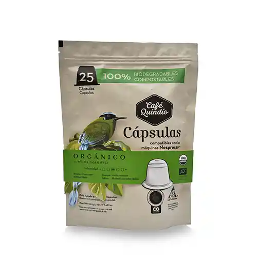 Orgánico / 25 Cápsulas (No Dolce Gusto) Compostables