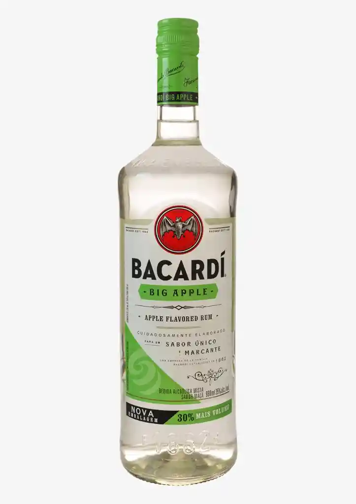 Bacardi Ron 750 Ml. Big Apple