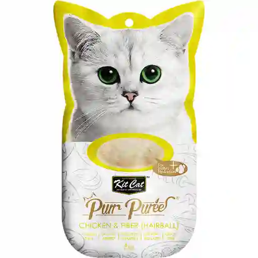 Kit Cat Purrpuree Control Bolas De Pelo Pollo