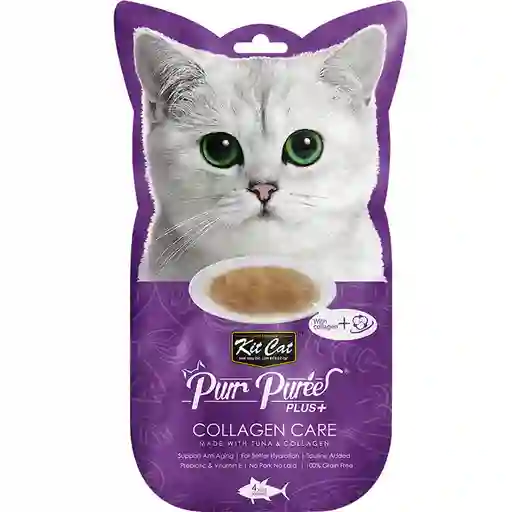 Kit Cat Alimento Húmedo para Gato Purrpuree Plus Colágeno Sabor Atún