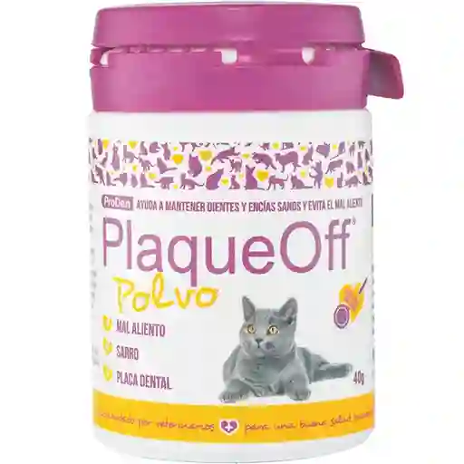 Plaqueoff Polvo de Limpieza Dientes para Gatos