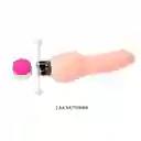 Vibrador Realista De Color Piel Curvo En Punta 19 Cm