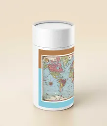 Puzzle Mapa Del Mundo (en Tubo) - 1.000 Piezas