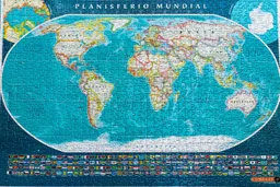 Puzzle Planisferio Mundial 2022 - 1000 Piezas