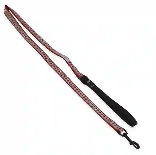 Correa Huesitos Mascotas Resistente Rojo