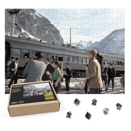 Puzzle Tren Trasandino En 1960 - 500 Piezas