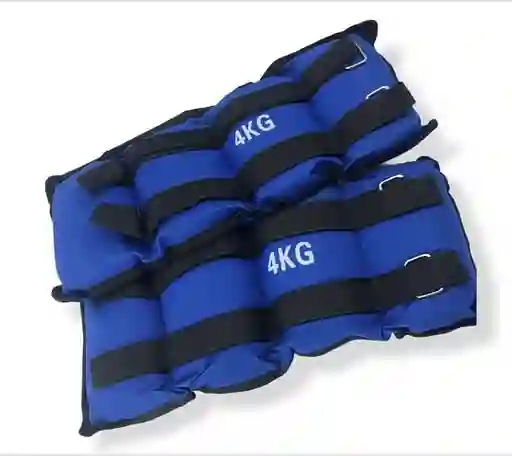 Pesas Deportivas Para Tobillos Y Muñeca 4 Kg Azul