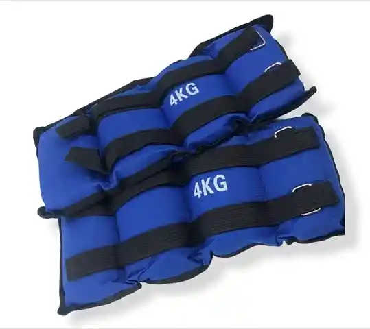 Pesas Deportivas Para Tobillos Y Muñeca 4 Kg Azul