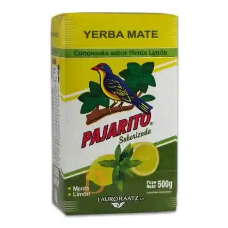Yerba Mate Pajarito Menta Limon 500gr