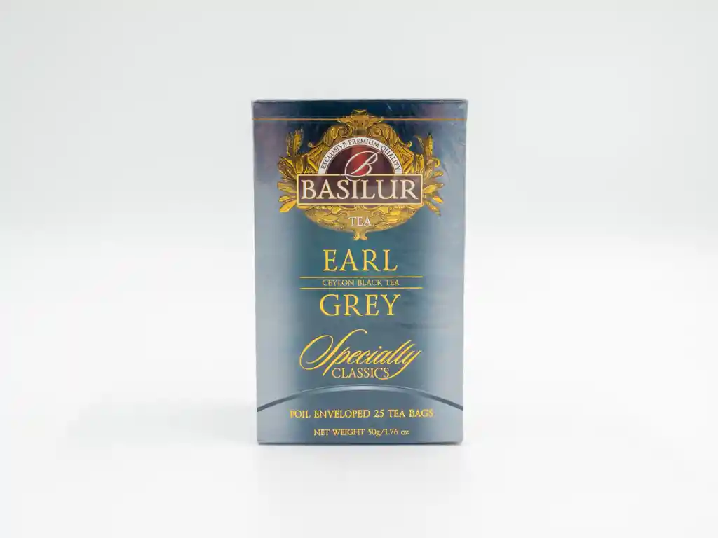 Té Negro Earl Grey 25 Bolsitas Basilur