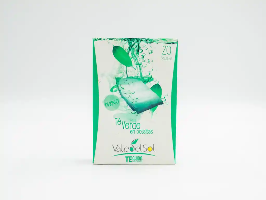 Té Verde En Bolsas - Te Cuida 20 Bolsitas
