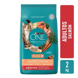 Purina One · Alimento Para Gato Salmón 2kg