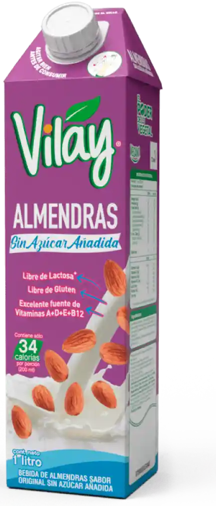 Vilay Bebida Vegetal De Almendra Sin Azucar 1L