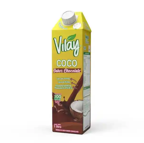 Vilay Bebida Vegetal De Coco Con Chocolate 1L