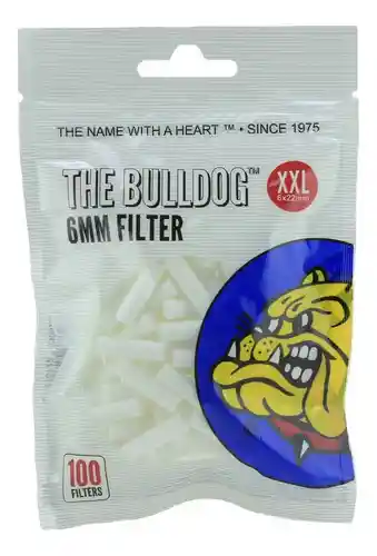 Filtros Bulldog Xxl Slim 6mm 100 Unidades