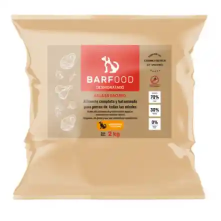 Raza Barfood Receta Vacuno Cachorros Pequeña 7 Kg
