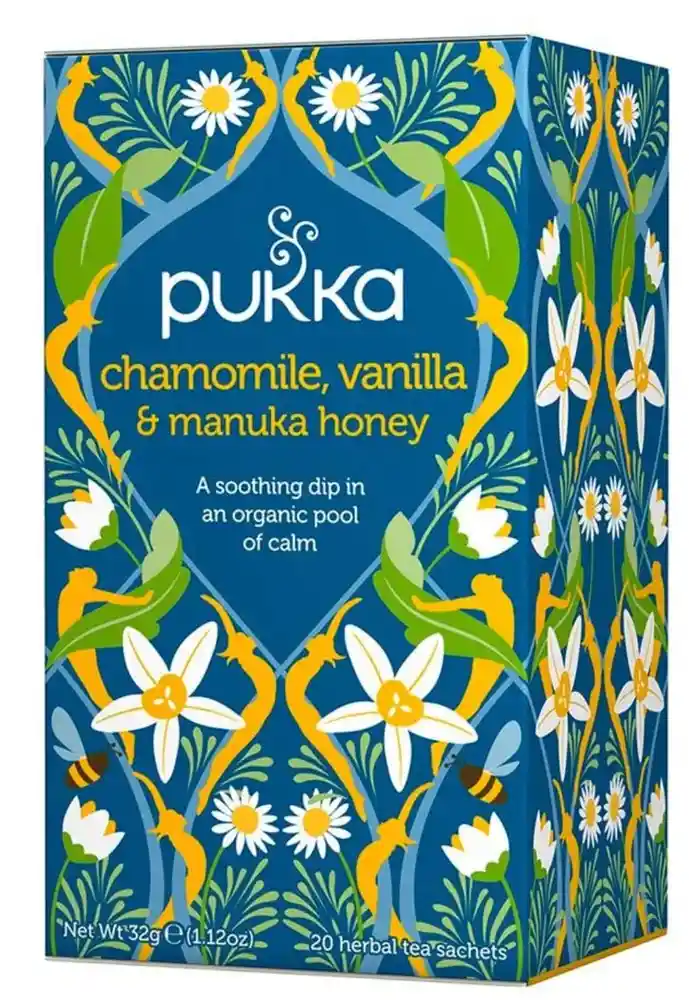 Pukka - Infusión Camomile, Vanilla & Manuka Honey Orgánico