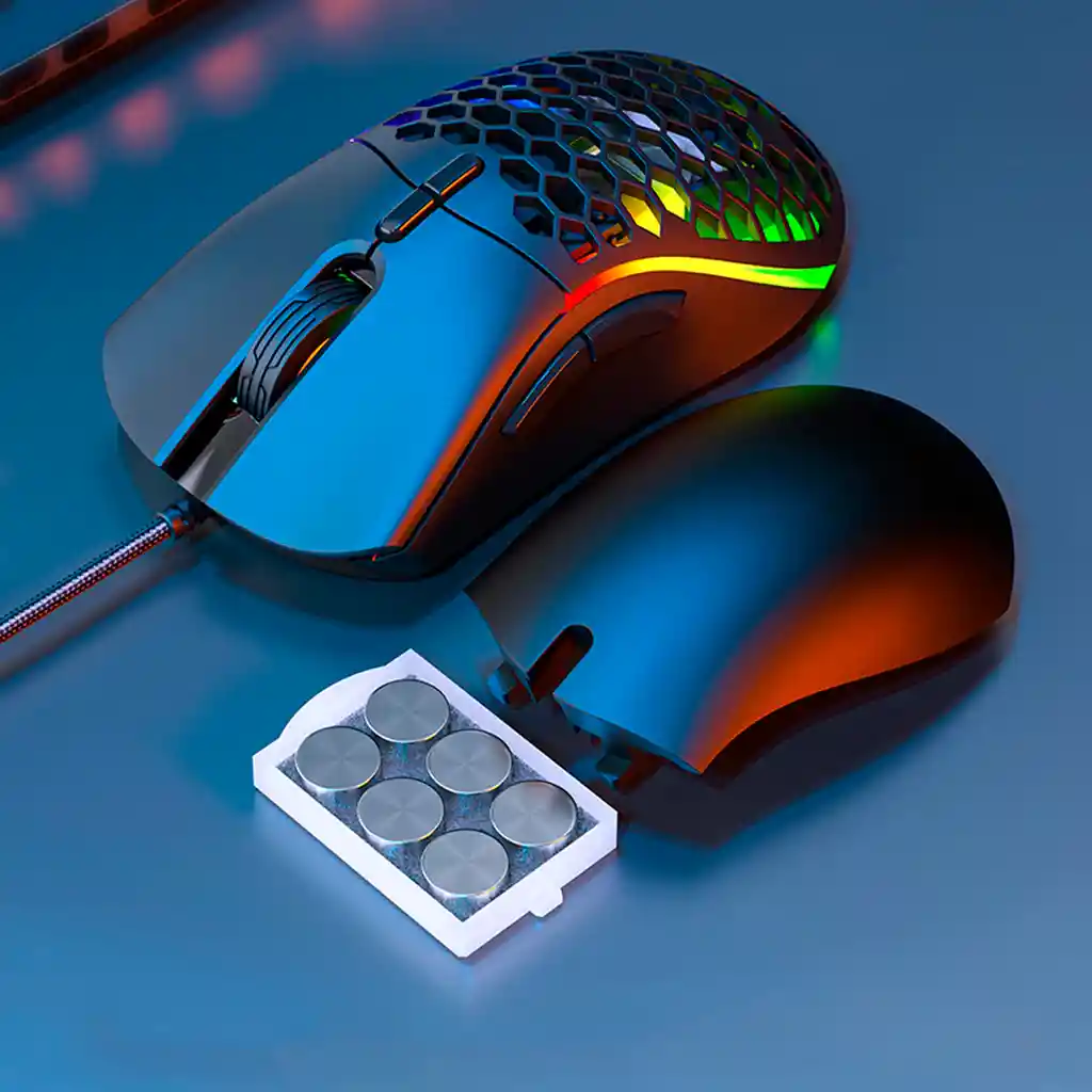 Mouse Gamer Personalizable Rgb Imice T60 6400 7 Botones