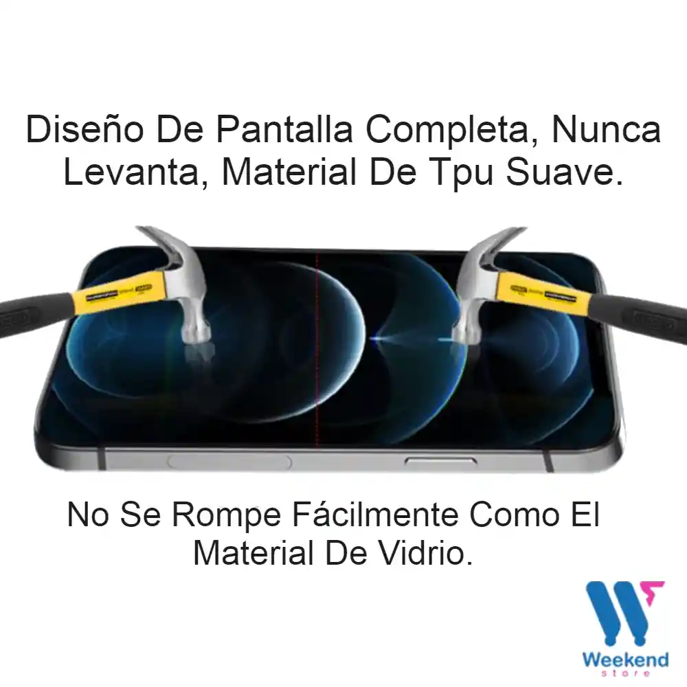 Lamina Mica Protectora De Hidrogel Para Iphone 12 Pro Max