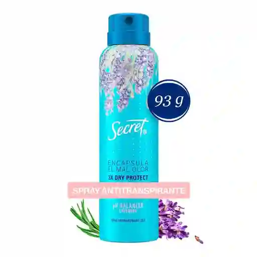 Secret Antitranspirante Ph Balanced en Spray para Dama