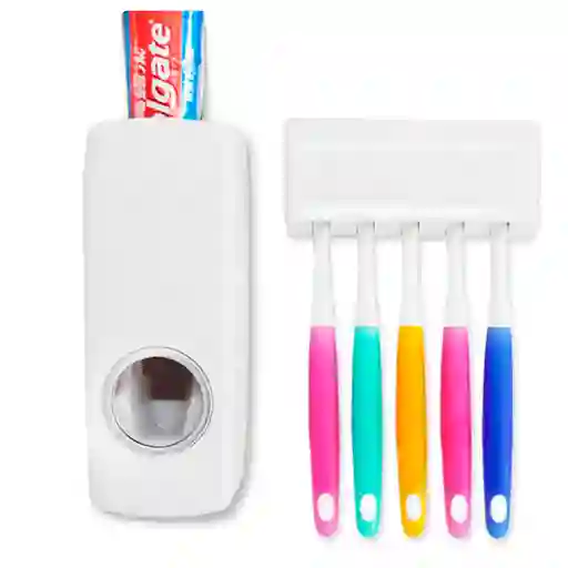 Dispensador Pasta Dental Con Organizador De Cepillos