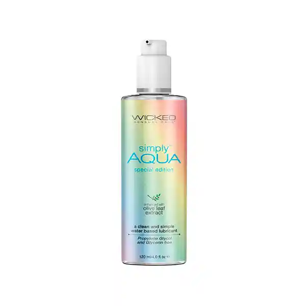 Lubricante Simply Aqua Edición Limitada Pride 120 Ml.