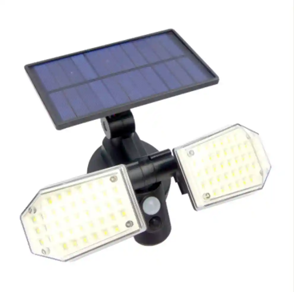 Foco Solar Luz Led Con Sensor De Movimiento