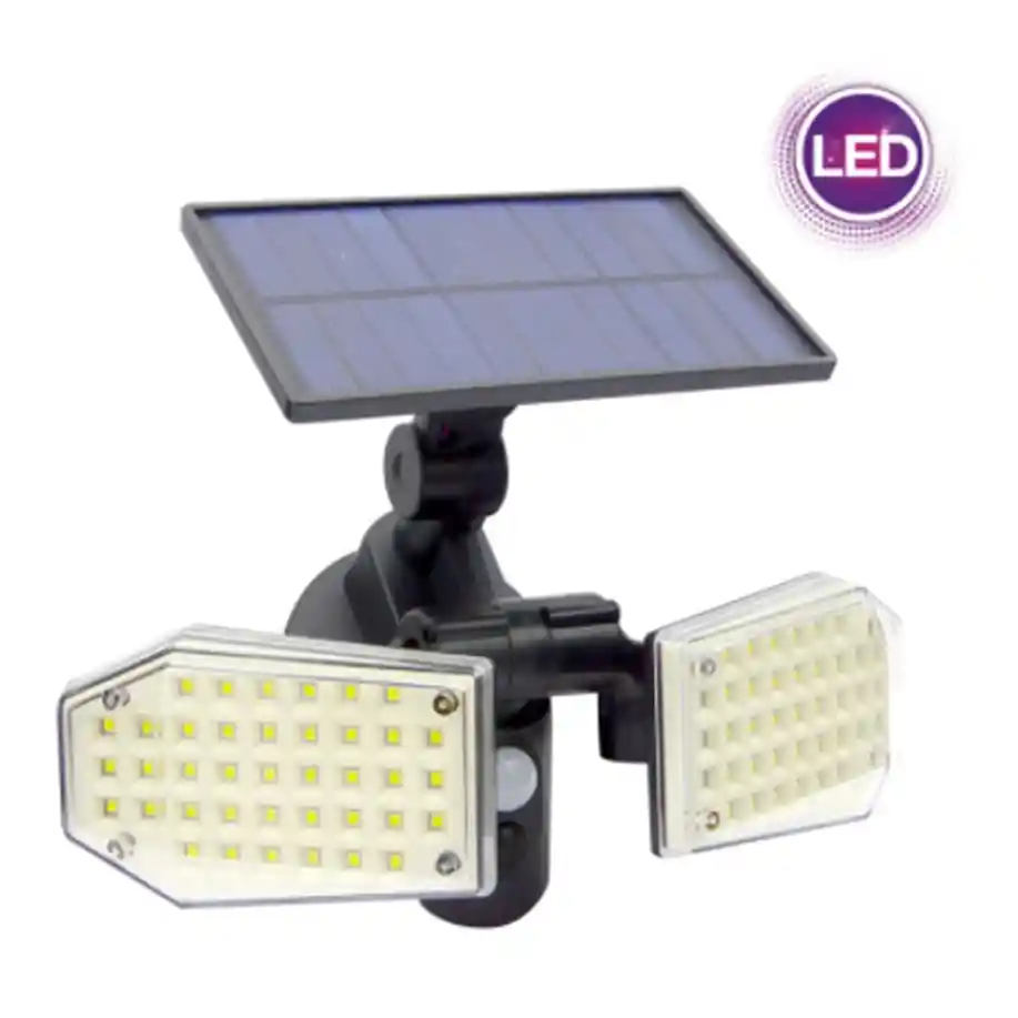 Foco Solar Luz Led Con Sensor De Movimiento