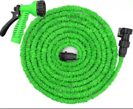 Manguera Retráctil 30mts Jardín Verde