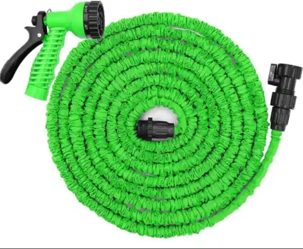 Manguera Retráctil 30mts Jardín Verde