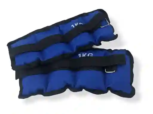 Pesas Deportivas Para Tobillos Y Muñeca 1 Kg Azul