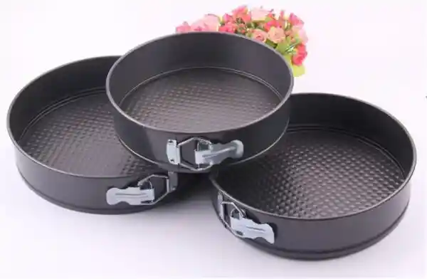 Set 3 Moldes Circular Desmontable Antiadherente Cocina