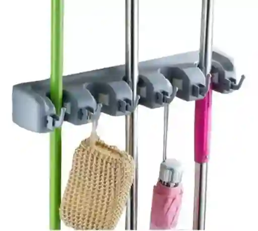 Soporte Organizador De Pared Multiuso 5 Puestos