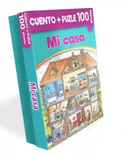 cuento+Puzzle 100 piezas mi casa