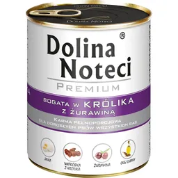 Dolina Noteci Conejo Arándanos Para Perros 800 Grs